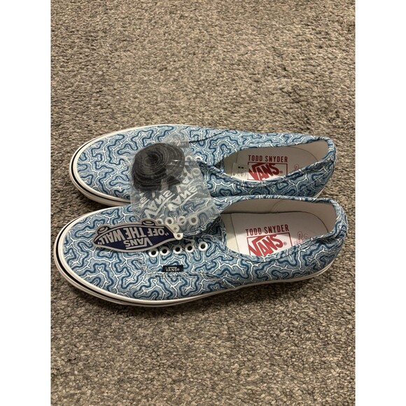 Todd Snyder X John Derian X Vans Canvas Sneaker Men\'s Blue 10.5 New main image 5